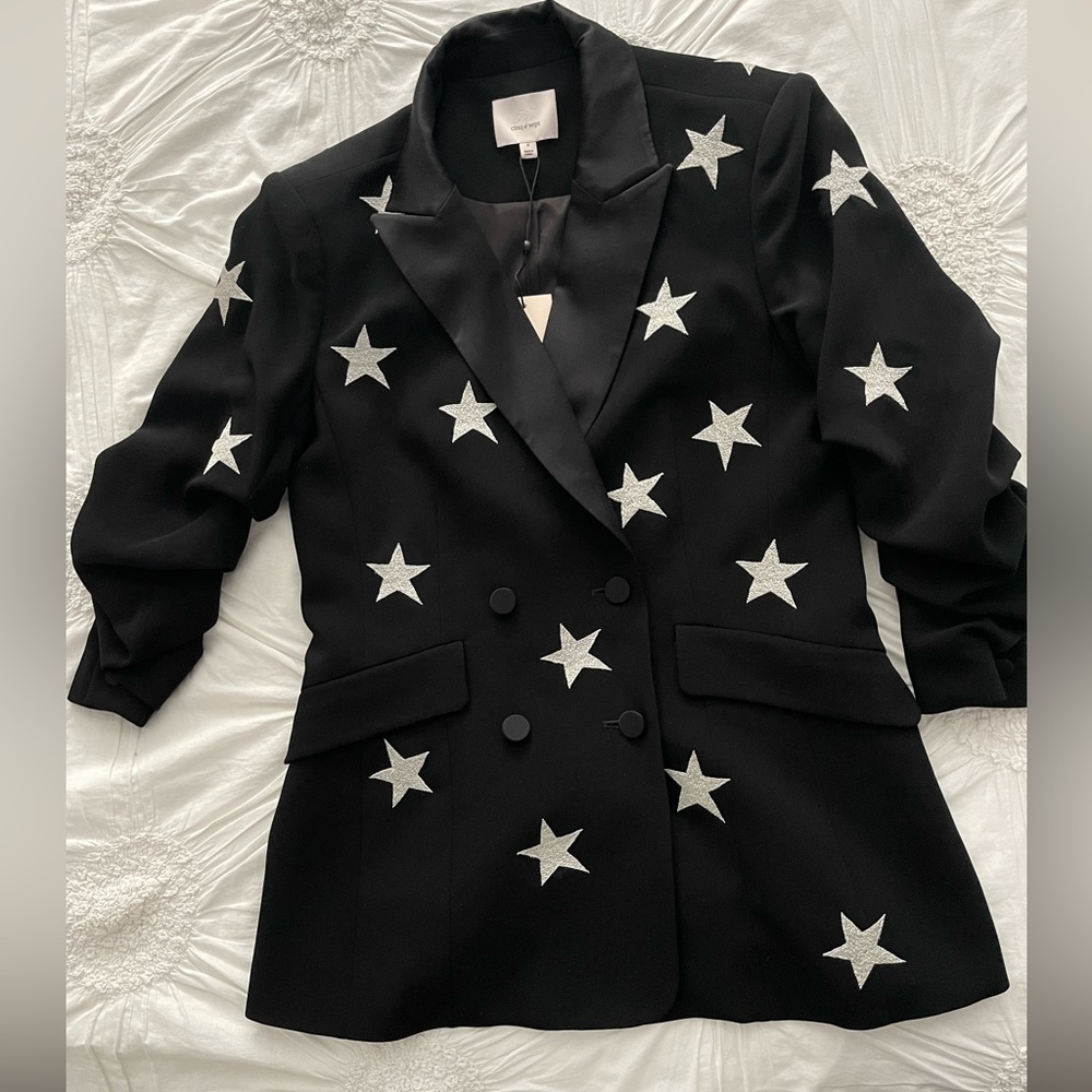 cinq d sept, beautiful and unique blazer.